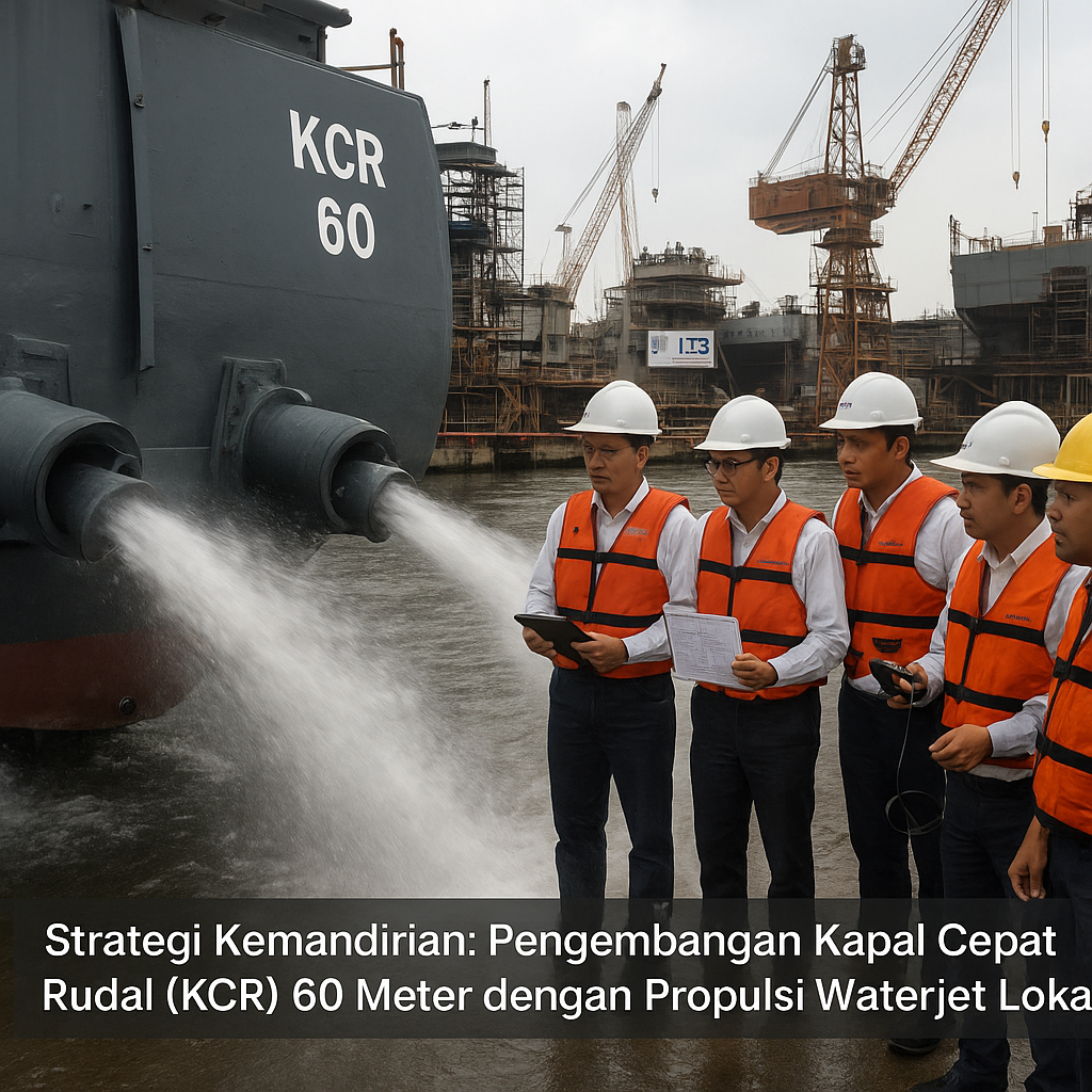 Strategi Kemandirian: Pengembangan Kapal Cepat Rudal (KCR) 60 Meter dengan Propulsi Waterjet Lokal