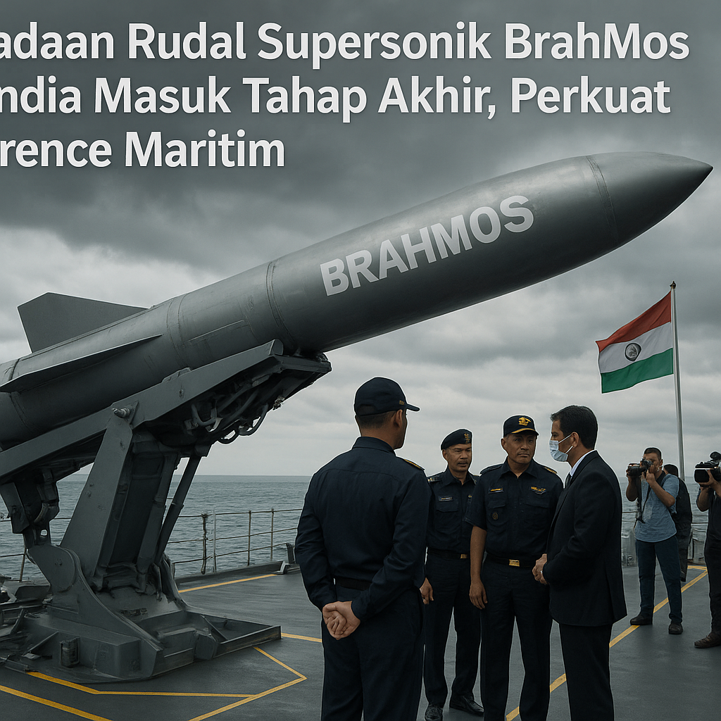 Pengadaan Rudal Supersonik BrahMos dari India Masuk Tahap Akhir, Perkuat Deterrence Maritim