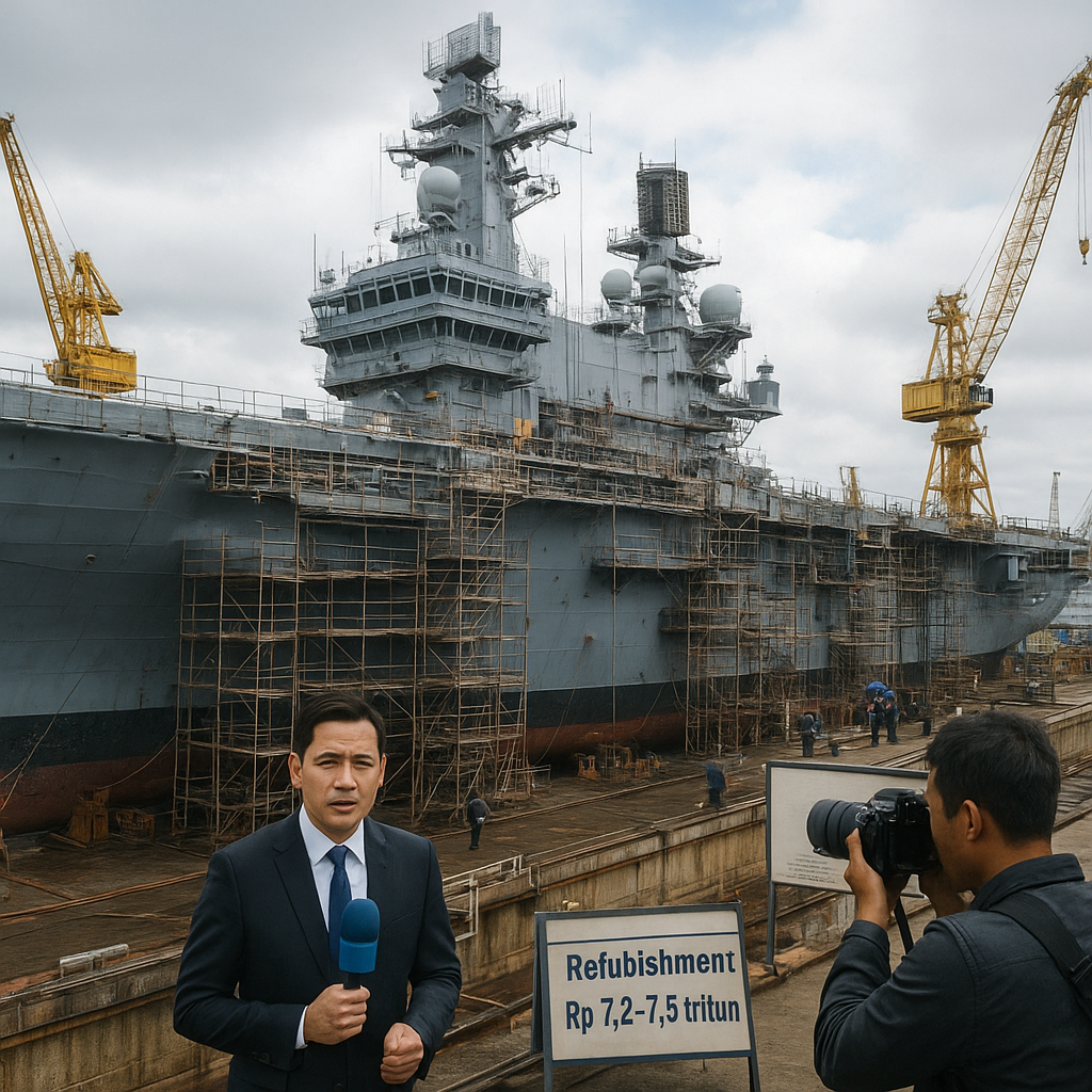 Analisis Teknis Akuisisi Kapal Induk ITS Giuseppe Garibaldi: Refurbishment untuk Misi Rapid Deployment