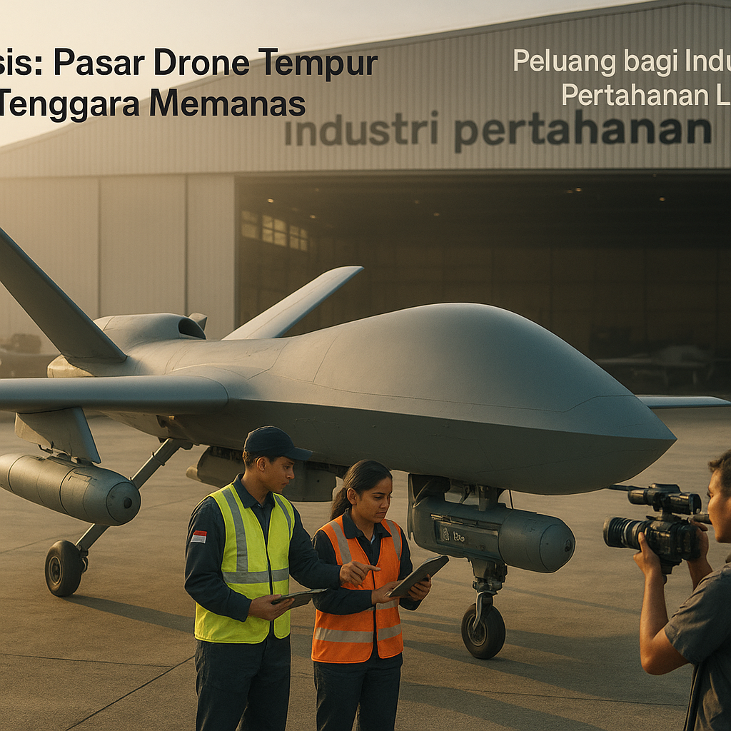 Analisis: Pasar Drone Tempur Asia Tenggara Memanas, Peluang bagi Industri Pertahanan Lokal