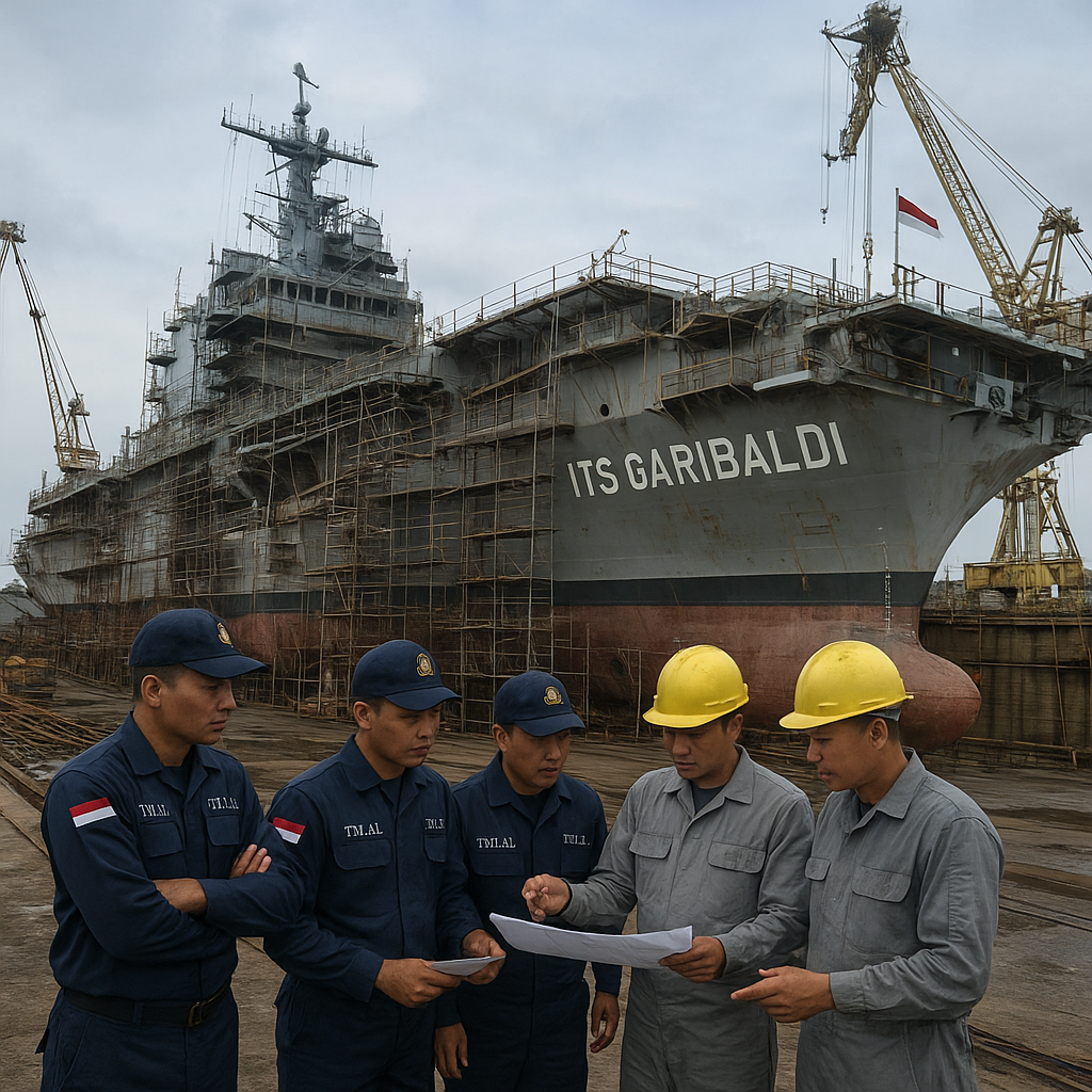 Akuisisi Kapal Induk Garibaldi: Analisis Kebutuhan Operasional dan Refurbishment Teknis