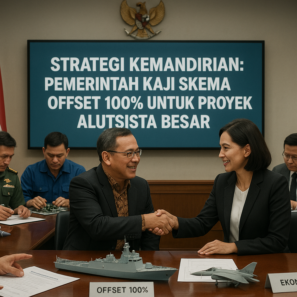 Strategi Kemandirian: Pemerintah Kaji Skema Offset 100% untuk Proyek Alutsista Besar