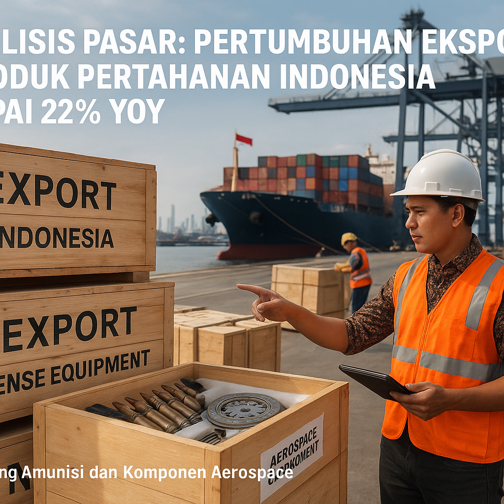 Analisis Pasar: Pertumbuhan Ekspor Produk Pertahanan Indonesia Capai 22% YoY Didorong Amunisi dan Komponen