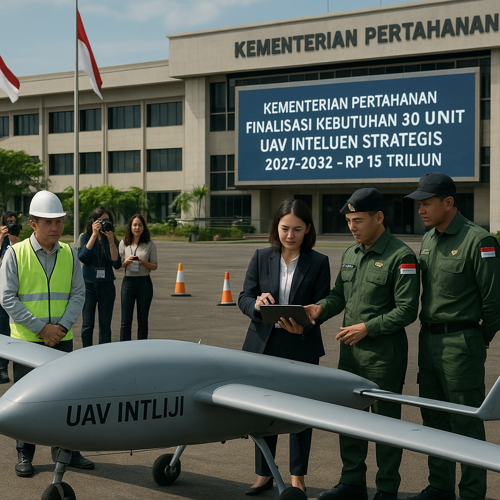 Kementerian Pertahanan Finalisasi Kebutuhan 30 Unit UAV Intelijen Strategis untuk 2027-2032
