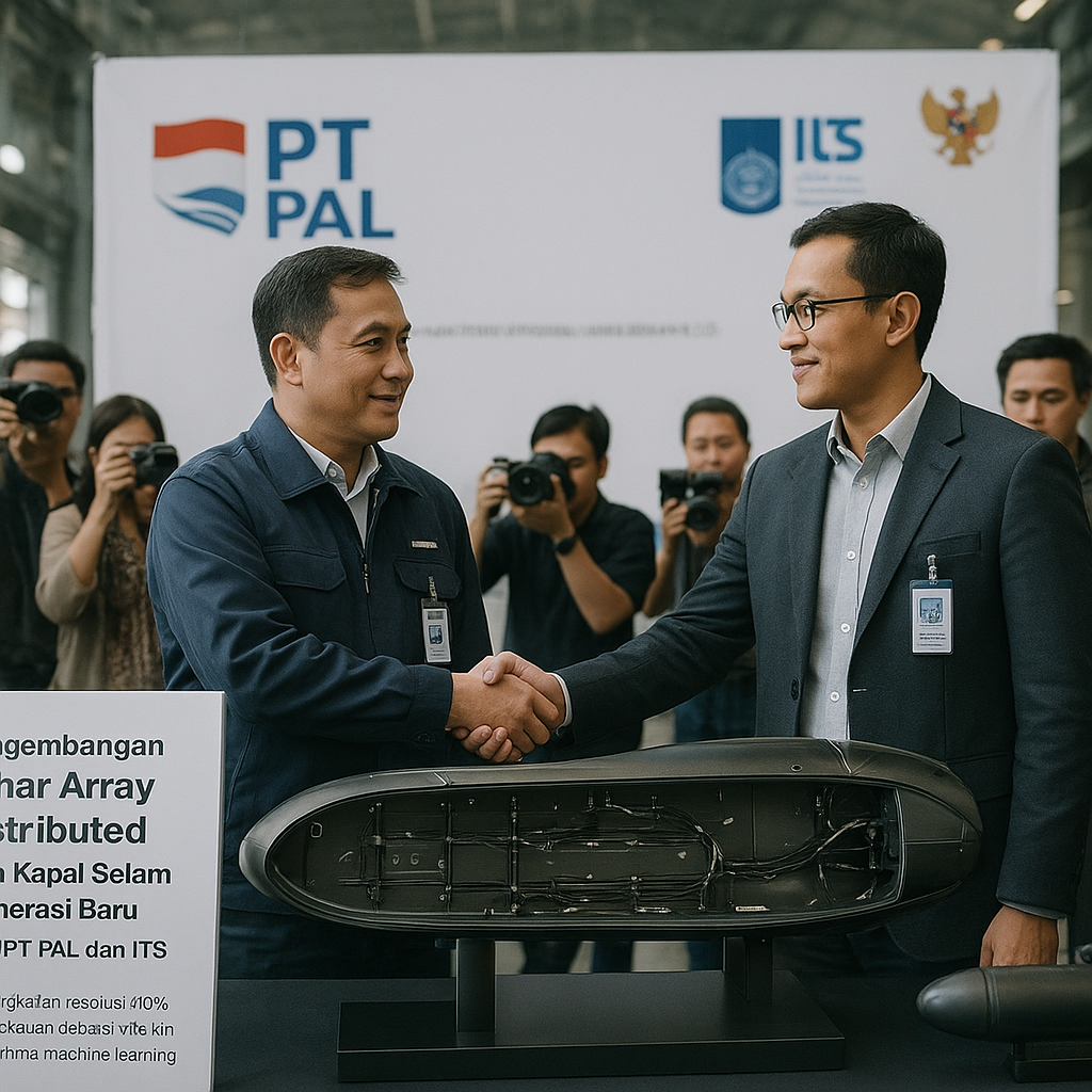 Pengembangan Sonar Array Distributed untuk Kapal Selam Generasi Baru oleh PT PAL dan ITS