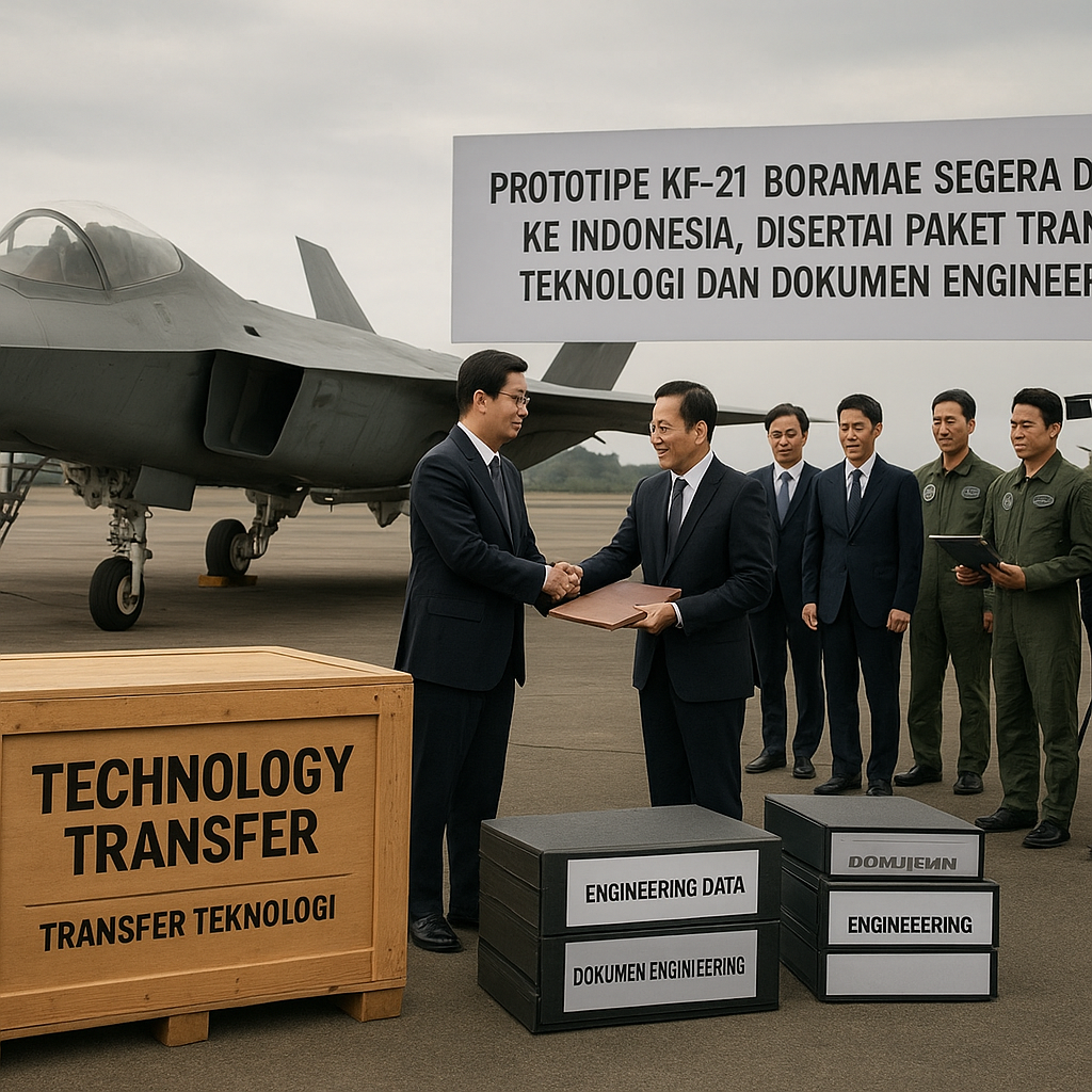 Prototipe KF-21 Boramae Segera Dikirim ke Indonesia, Disertai Paket Transfer Teknologi dan Dokumen Engineering