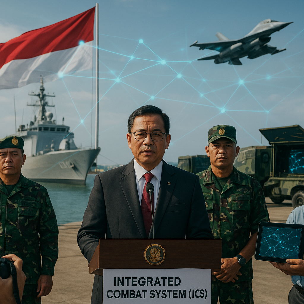 Kemenhan Luncurkan Program Nasional Integrated Combat System (ICS) untuk Sinkronisasi Seluruh Platform Alutsista TNI