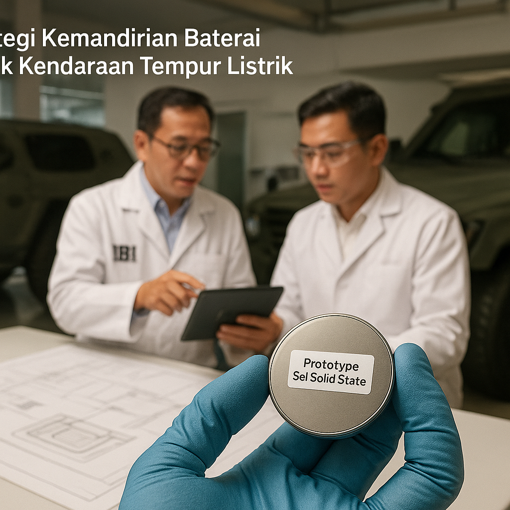 Strategi Kemandirian Baterai untuk Kendaraan Tempur Listrik: PT Industri Baterai Indonesia Jajaki Teknologi Solid-State