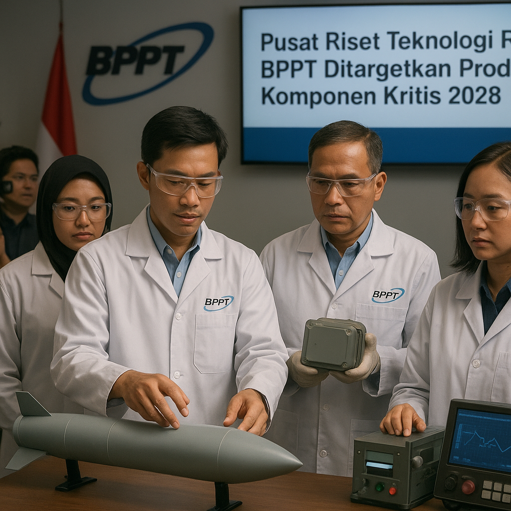Pusat Riset Teknologi Rudal BPPT Ditargetkan Produksi Komponen Kritis 2028