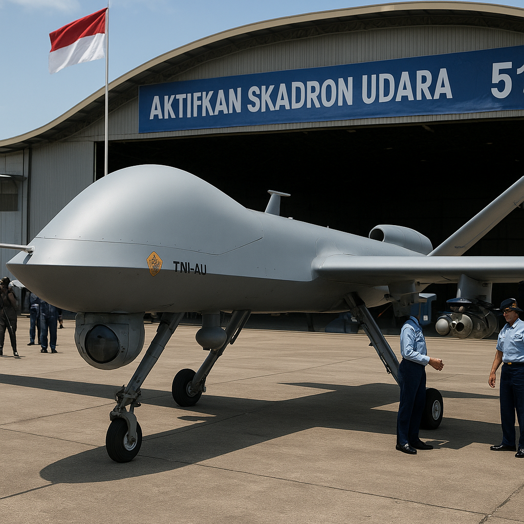 TNI AU Aktifkan Skuadron UAV MALE pertama, Dilengkapi Sensor ISR dan EW