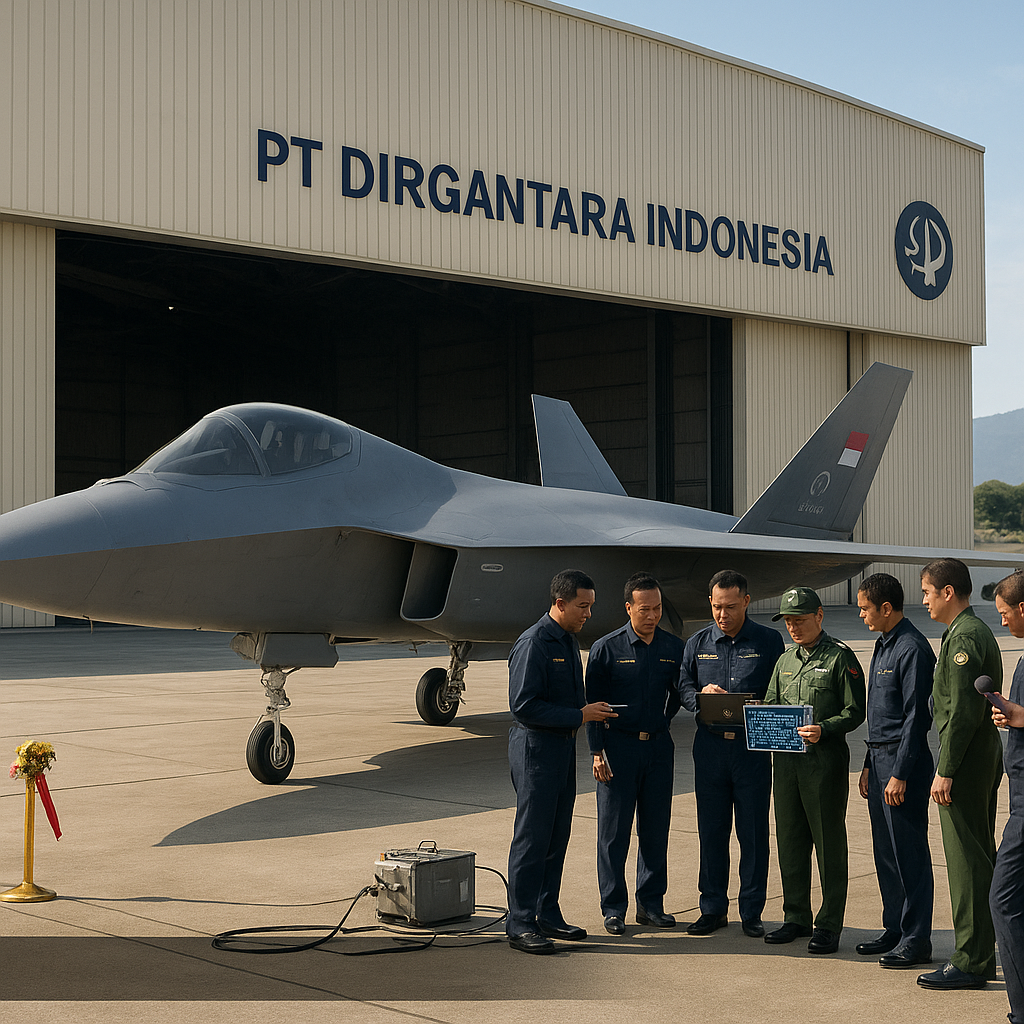 PT DI Luncurkan Purwarupa Pesawat Tempur Medium 5th Gen, Integrasi AI dan Sensor Fusion Capaian Kunci