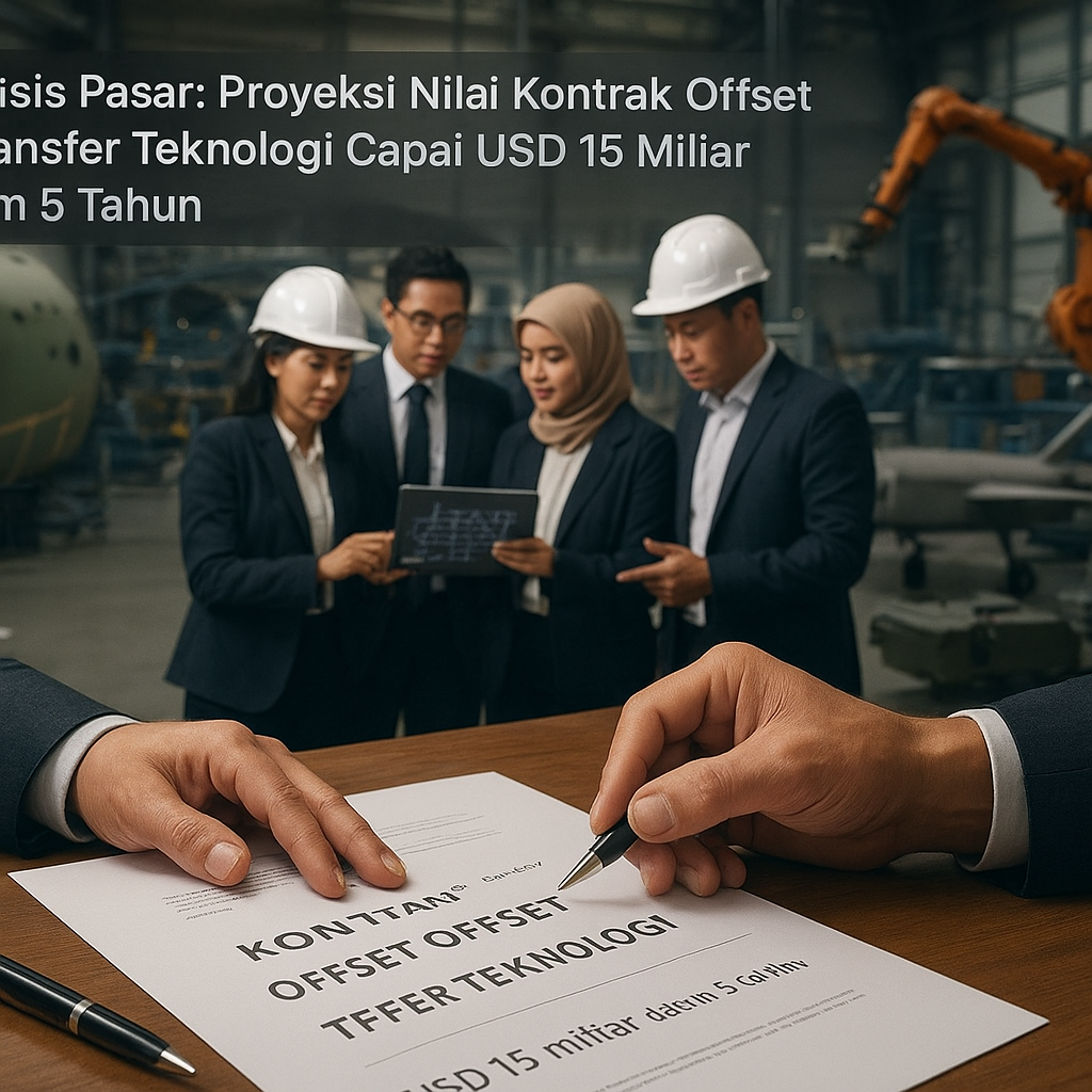 Analisis Pasar: Proyeksi Nilai Kontrak Offset dan Transfer Teknologi Industri Pertahanan Indonesia Capai USD 15 Miliar dalam 5 Tahun