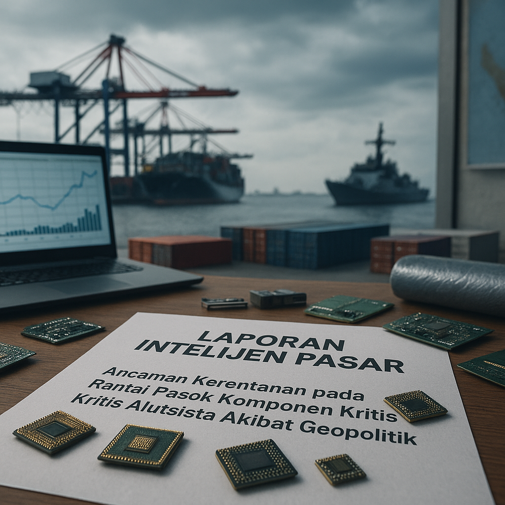 Laporan Intelijen Pasar: Ancaman Kerentanan pada Rantai Pasok Komponen Kritis Alutsista Akibat Geopolitik Regional