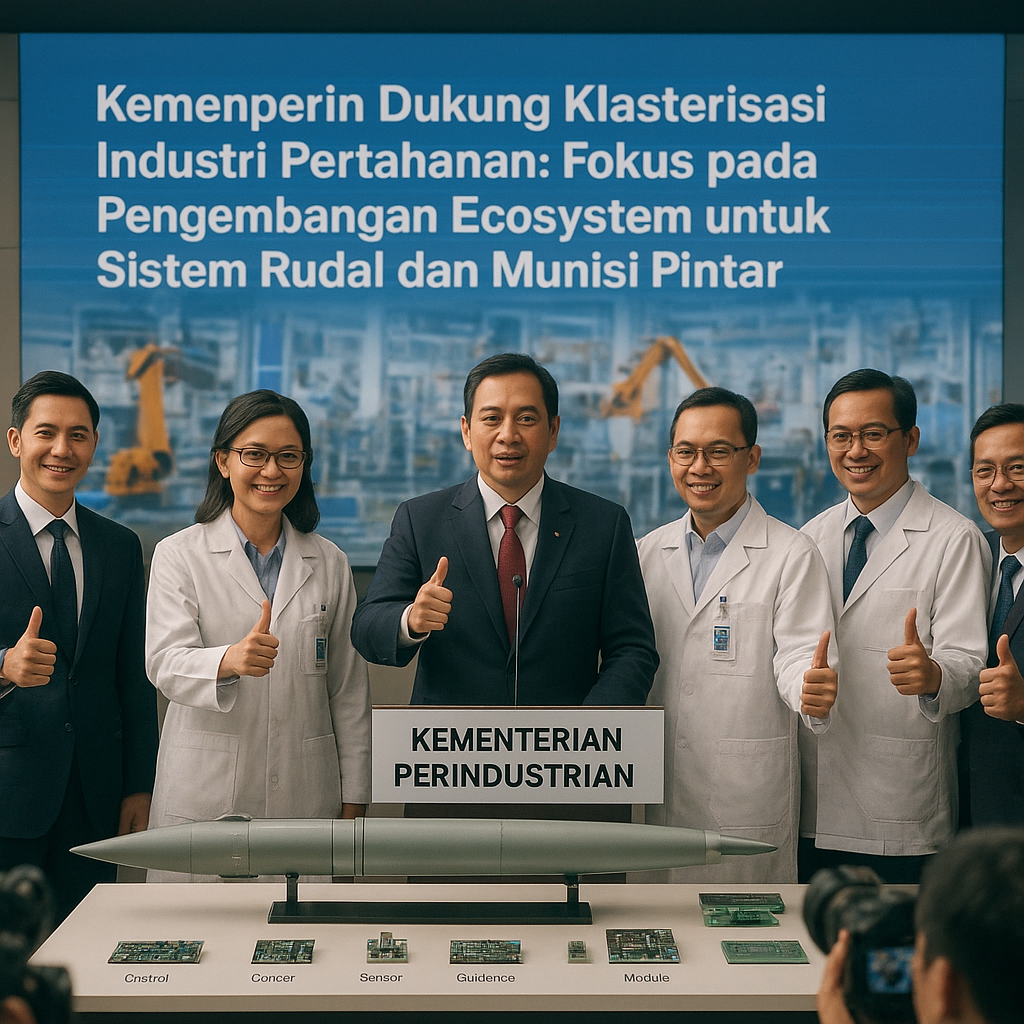 Kemenperin Dukung Klasterisasi Industri Pertahanan: Fokus pada Pengembangan Ecosystem untuk Sistem Rudal dan Munisi Pintar