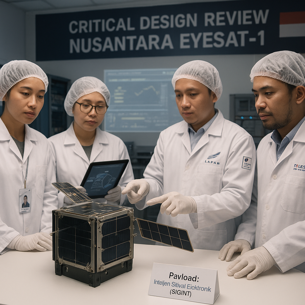 LAPAN dan PT LEN Industri Tuntaskan Pengembangan Satelit Mata-Mata Nano ‘Nusantara Eyesat-1’ Untuk Intelijen Sinyal Elektronik