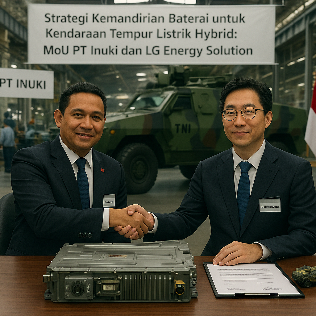 Strategi Kemandirian Baterai untuk Kendaraan Tempur Listrik Hybrid: MoU PT Inuki dan LG Energy Solution