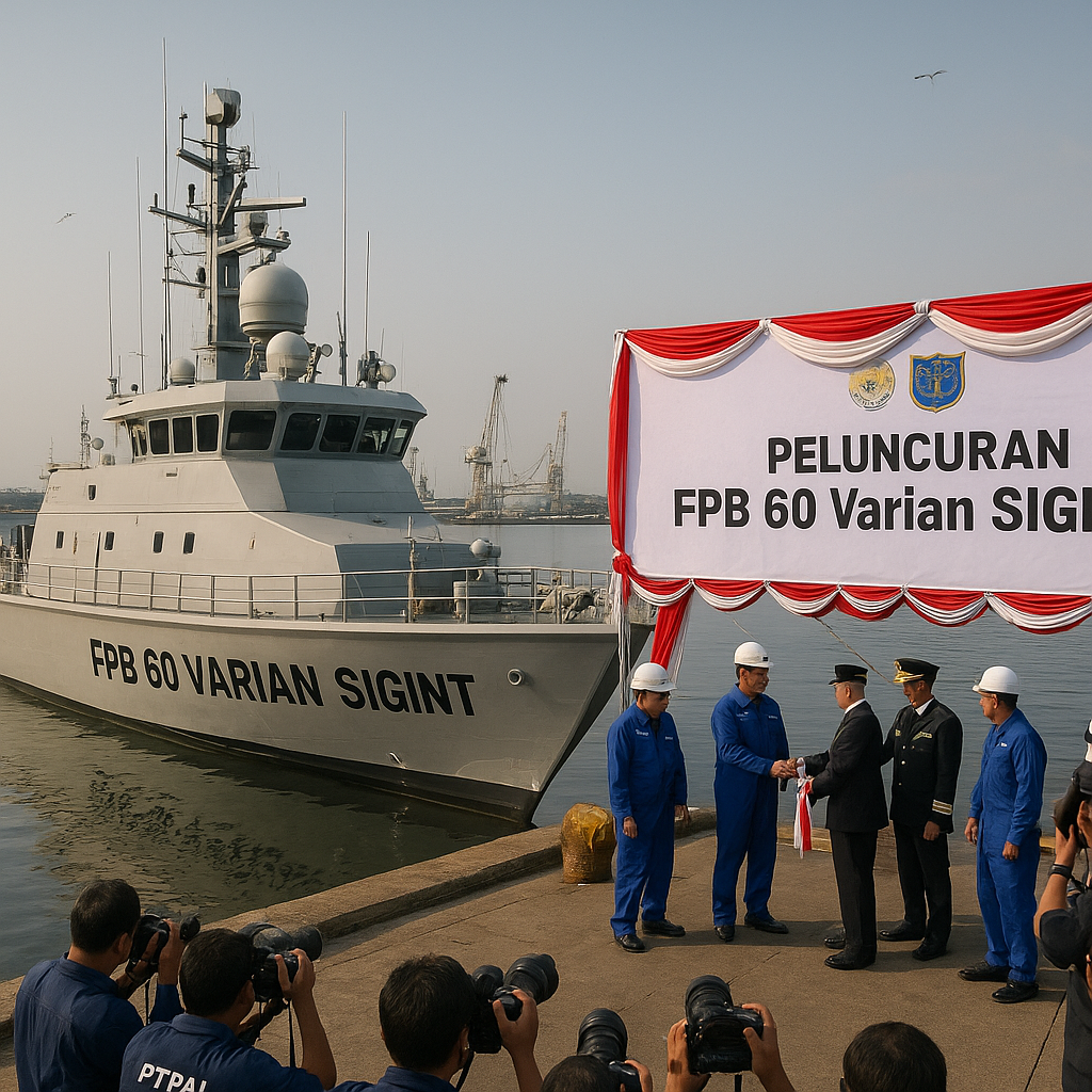 PT PAL Luncurkan FPB 60 Varian SIGINT, Tingkatkan Kemampuan Intelijen Maritim TNI AL