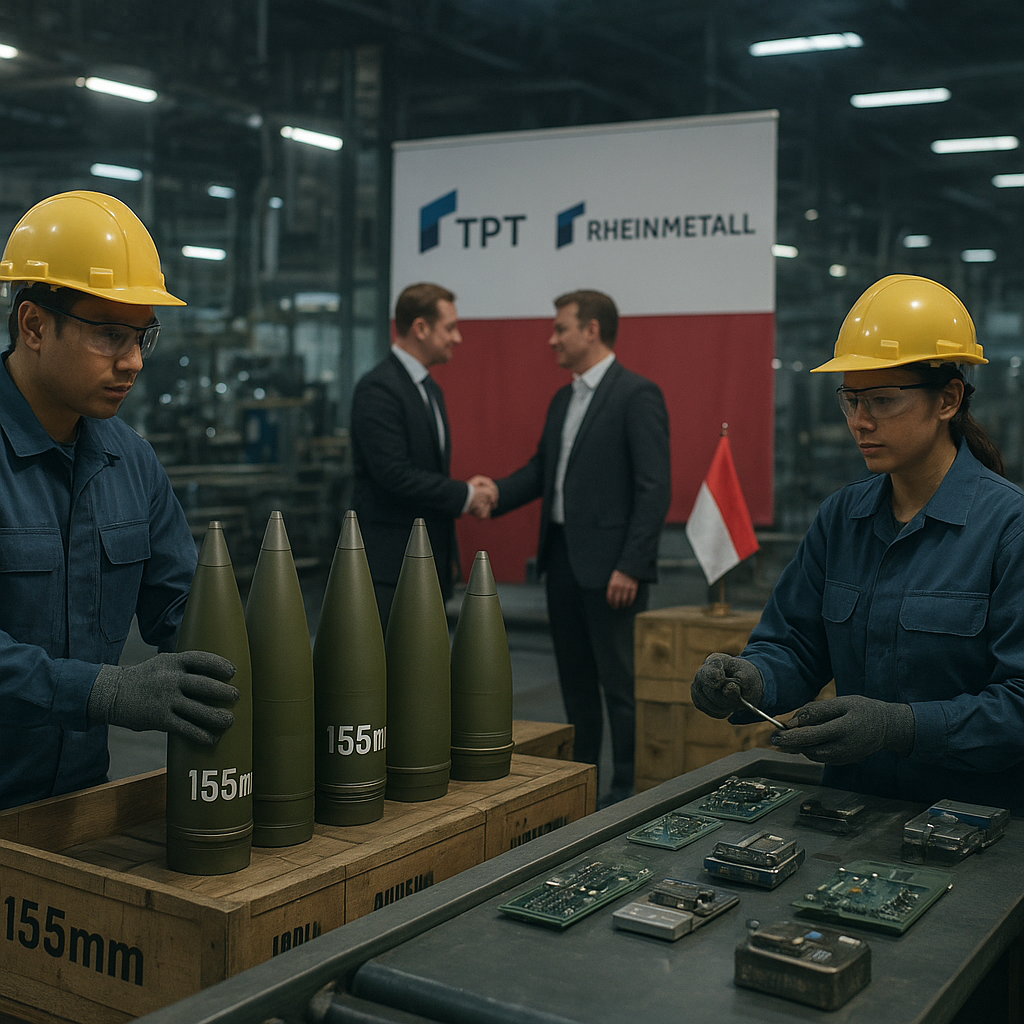 Strategi Kemitraan TPT dengan Rheinmetall untuk Produksi Amunisi Artileri 155mm di Dalam Negeri