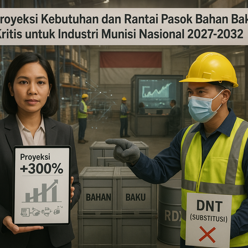 Proyeksi Kebutuhan dan Rantai Pasok Bahan Baku Kritis untuk Industri Munisi Nasional 2027-2032