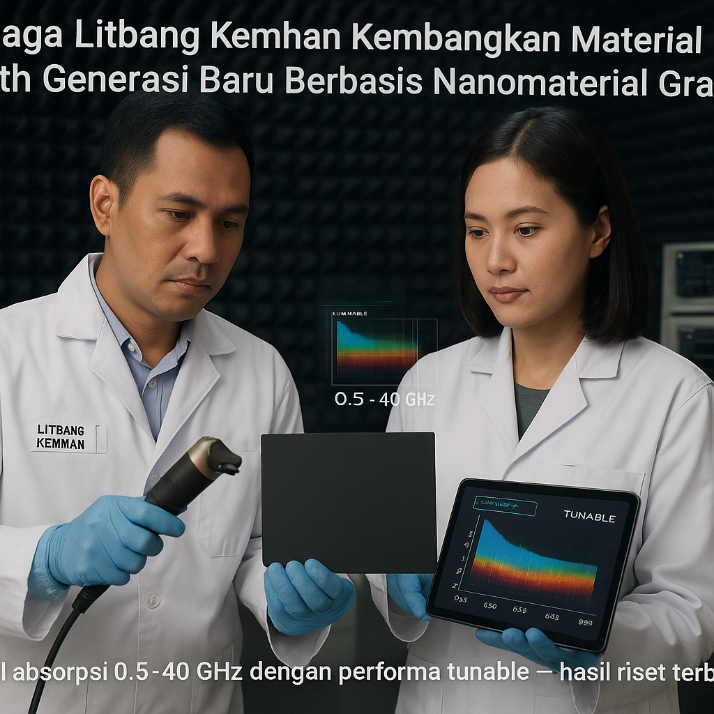 Lembaga Litbang Kemhan Kembangkan Material Stealth Generasi Baru Berbasis Nanomaterial Graphene