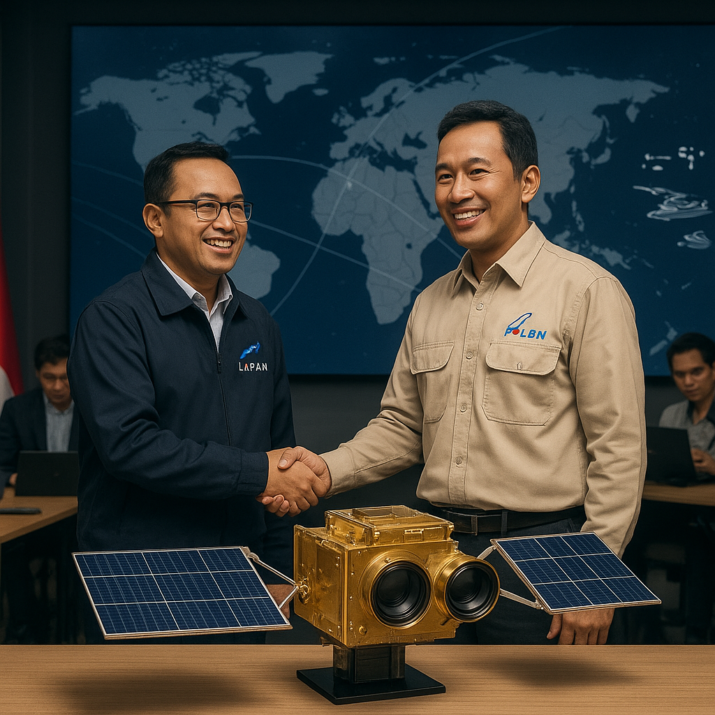 LAPAN dan PT Len Kolaborasi Kembangkan Satelit Mikro Intelijen Maritim
