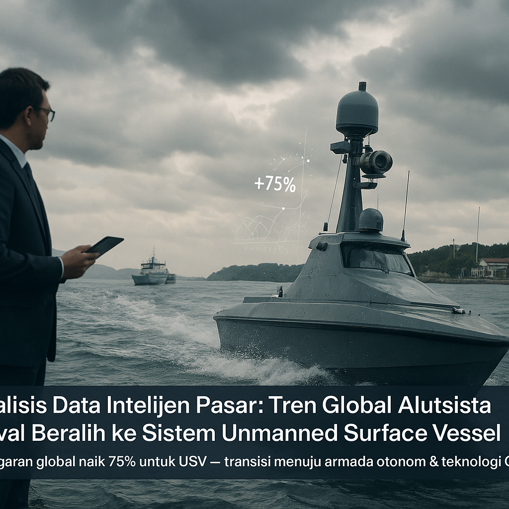 Analisis Data Intelijen Pasar: Tren Global Alutsista Naval Beralih ke Sistem Unmanned Surface Vessel