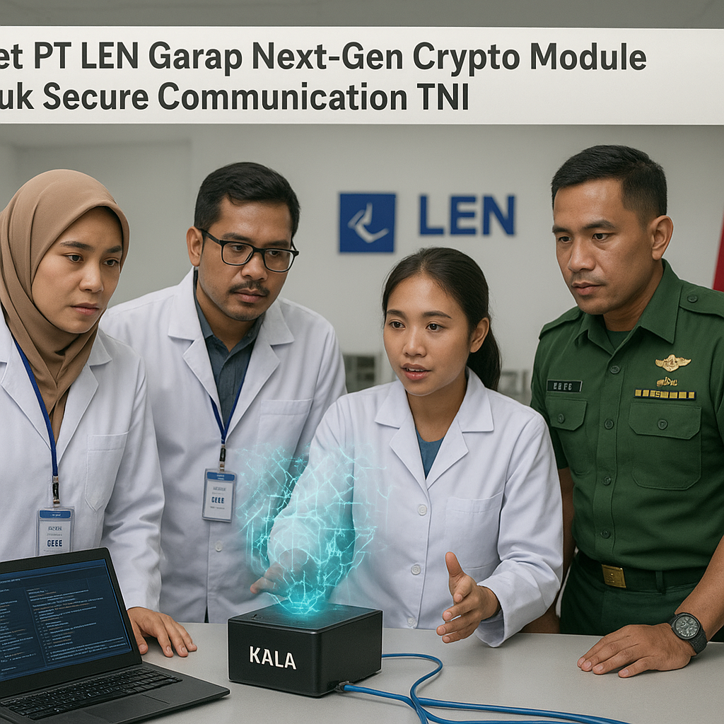 Riset PT LEN Garap Next-Gen Crypto Module untuk Secure Communication TNI