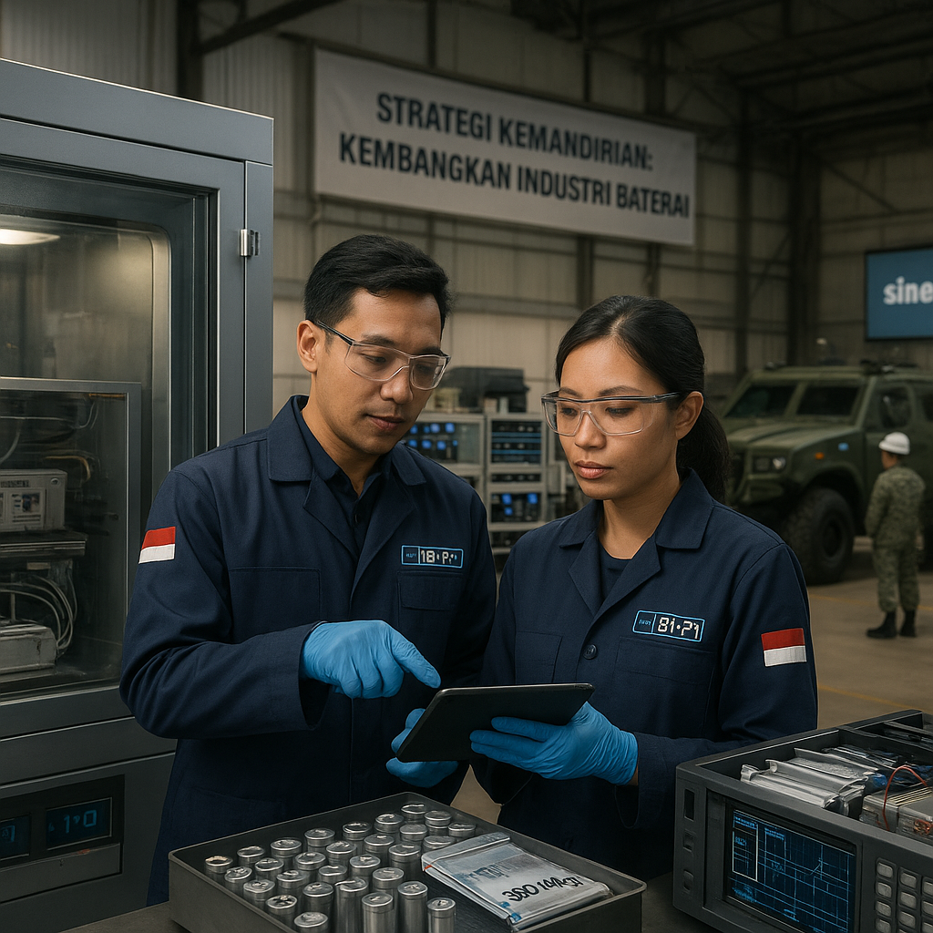 Strategi Kemandirian: Kembangkan Industri Baterai Lithium untuk Kendaraan Tempur Listrik