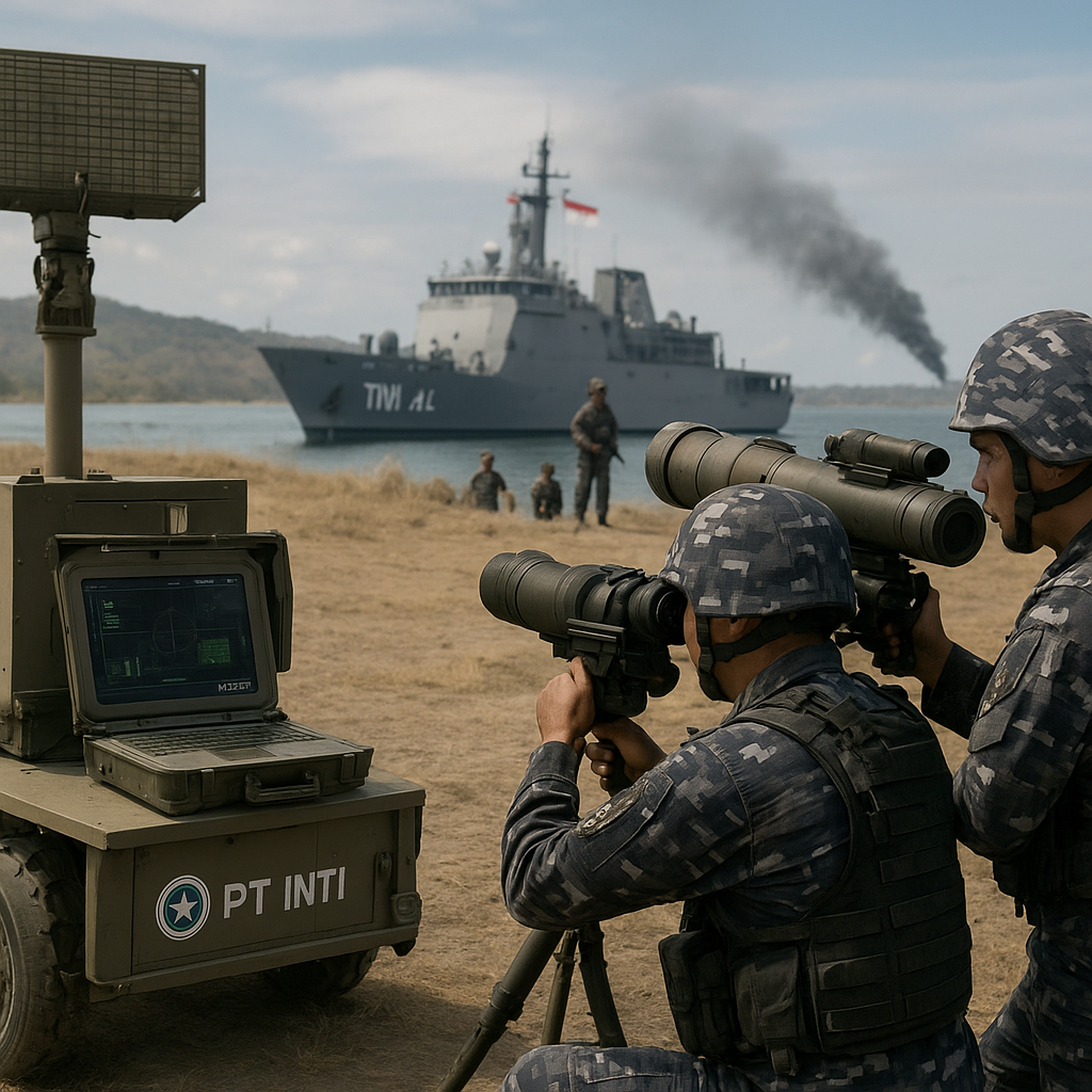 Integrasi Sistem Radar Peshitta dengan Rudal Javelin Milik Marinir TNI AL Sukses Diuji