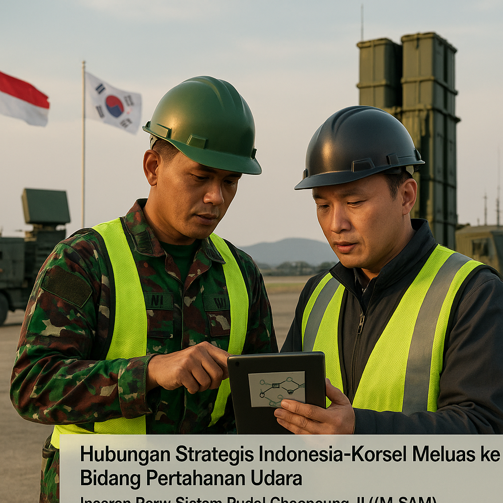 Hubungan Strategis Indonesia-Korsel Meluas ke Bidang Pertahanan Udara: Incaran Baru Sistem Rudal Cheongung-II