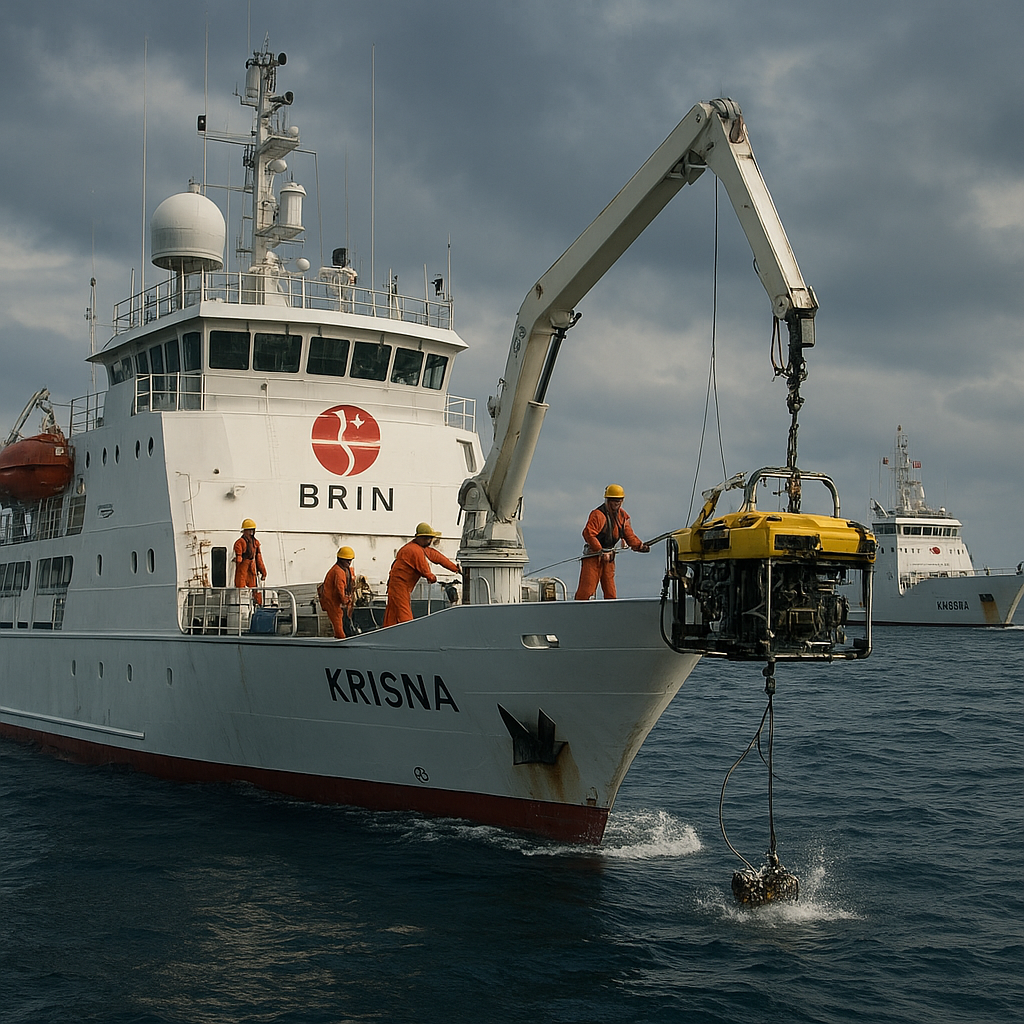 BRIN Pesan Dua Kapal Riset Canggih KRisNa untuk Eksplorasi Laut Dalam dan SDA Strategis