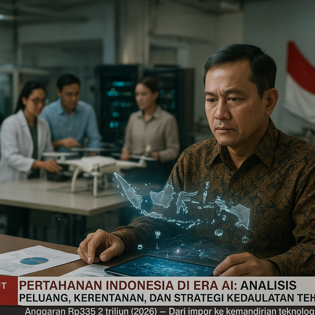 Pertahanan Indonesia di Era AI: Analisis Peluang, Kerentanan, dan Strategi Kedaulatan Teknologi