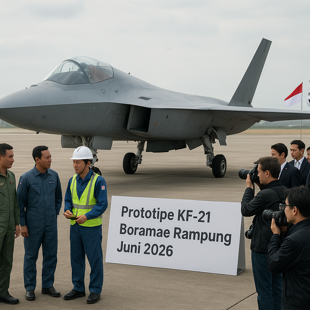 Prototipe Jet Tempur KF-21 Indonesia-Korsel Rampung Juni 2026