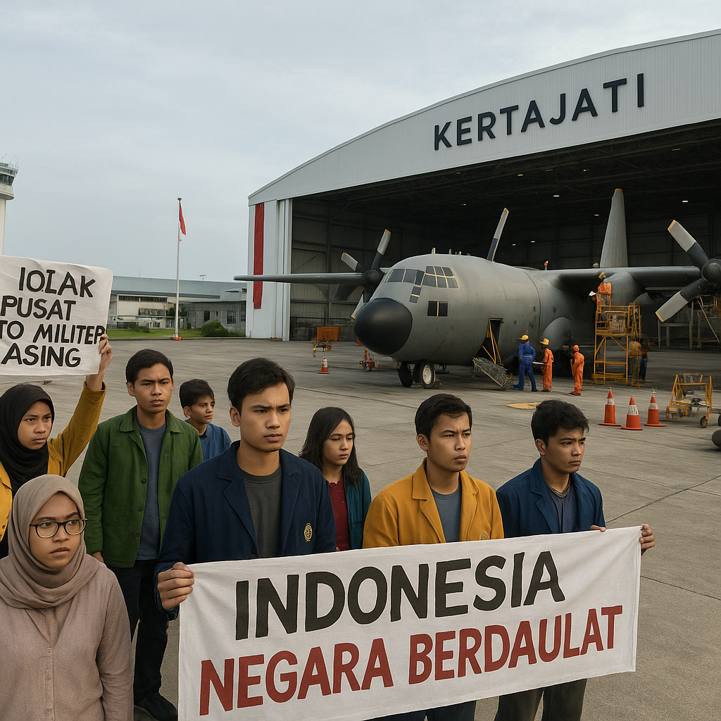 Kertajati Disebut Akan Jadi Pusat MRO Hercules Asia, Sejumlah Mahasiswa Menolak: Indonesia Negara Berdaulat