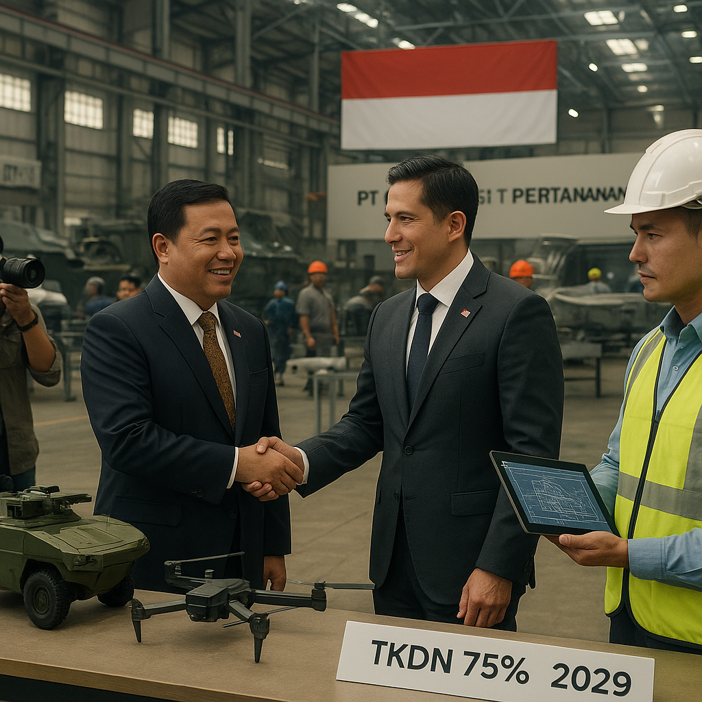 TKDN Alutsista Ditargetkan Naik Jadi 75% pada 2029, Pemerintah Dorong Swasta Masuk Industri Pertahanan
