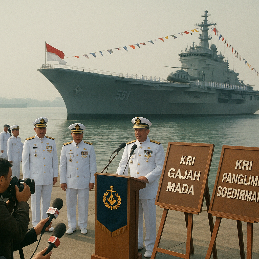 Gajah Mada dan Panglima Soedirman diajukan jadi nama kapal induk RI