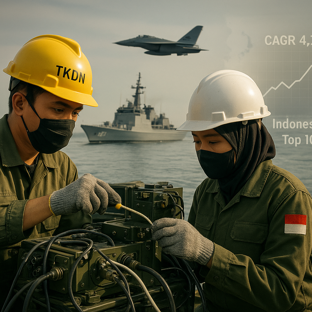 Laporan Intelijen Pasar: Asia Pasifik Dominasi Pengeluaran Alutsista, Indonesia Masuk Top 10