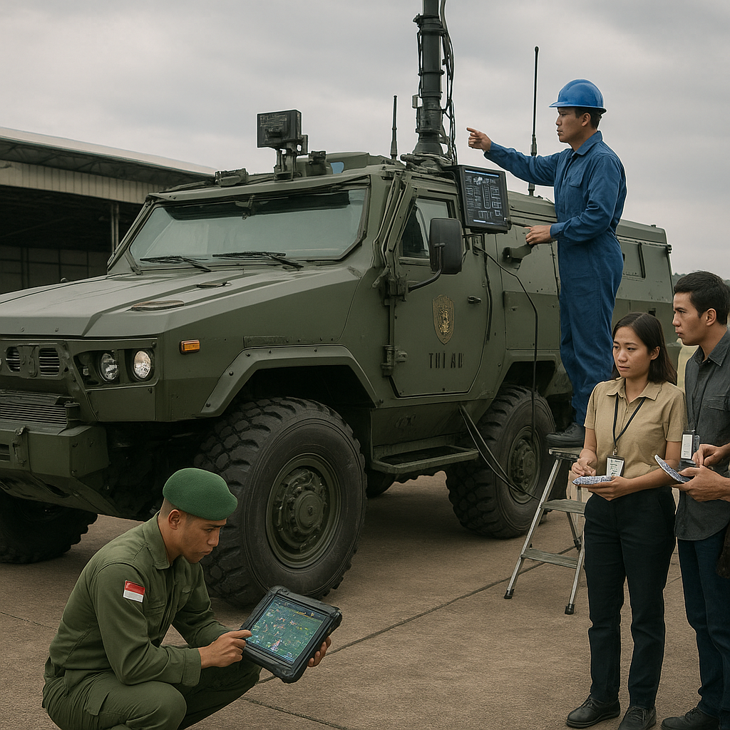 Pusat Alutsista TNI AD Integrasikan Sistem BMS pada Kendaraan Tempur Lengan 6x6 Baru