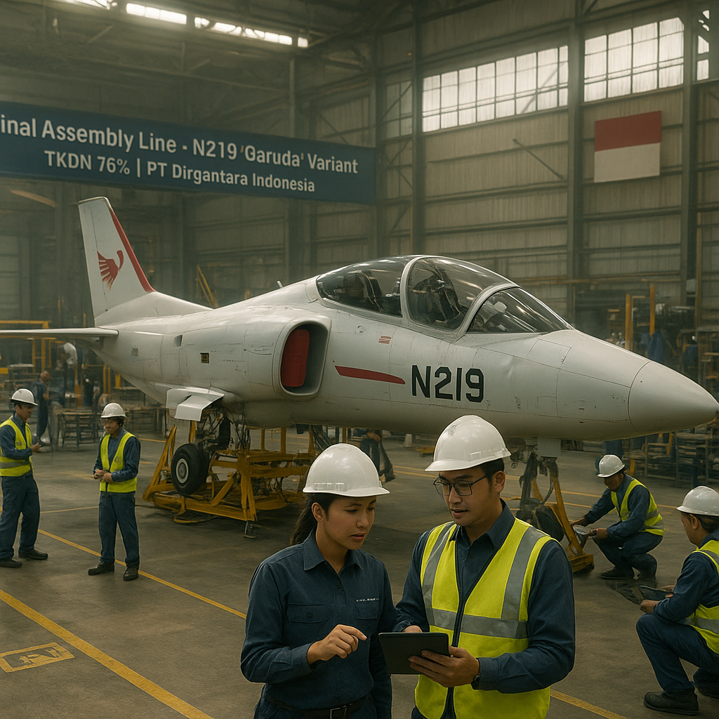 Analisis Teknis: PT DI Luncurkan Produksi Final Assembly Pesawat Tempur N219 'Garuda' Variant