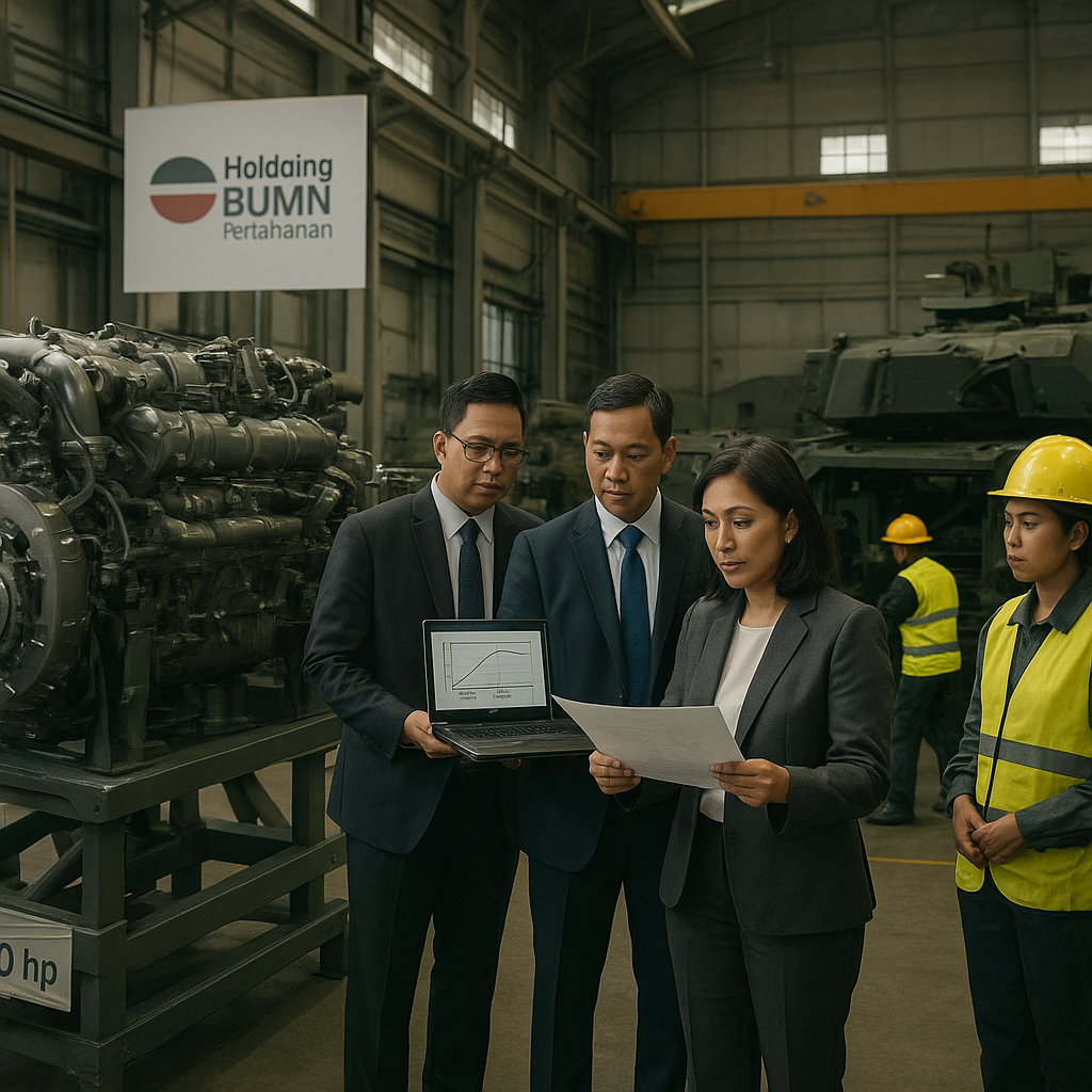 Roadmap Kemandirian: Holding BUMN Pertahanan Rampungkan Studi Fase 2 untuk Mesin Tank Harimau 3