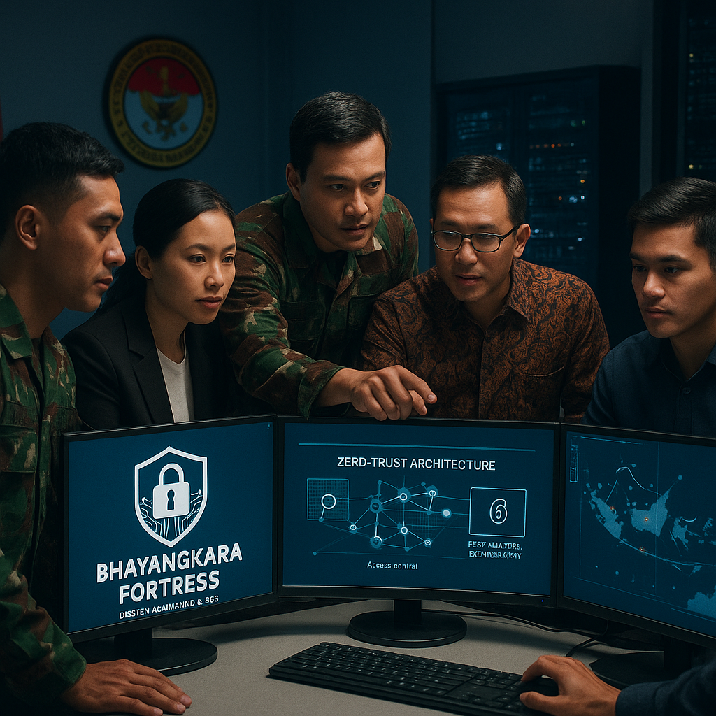 Keamanan Data: Kementerian Pertahanan Implementasikan Sistem Keamanan Siber 'Bhayangkara Fortress' untuk Jaringan Komando
