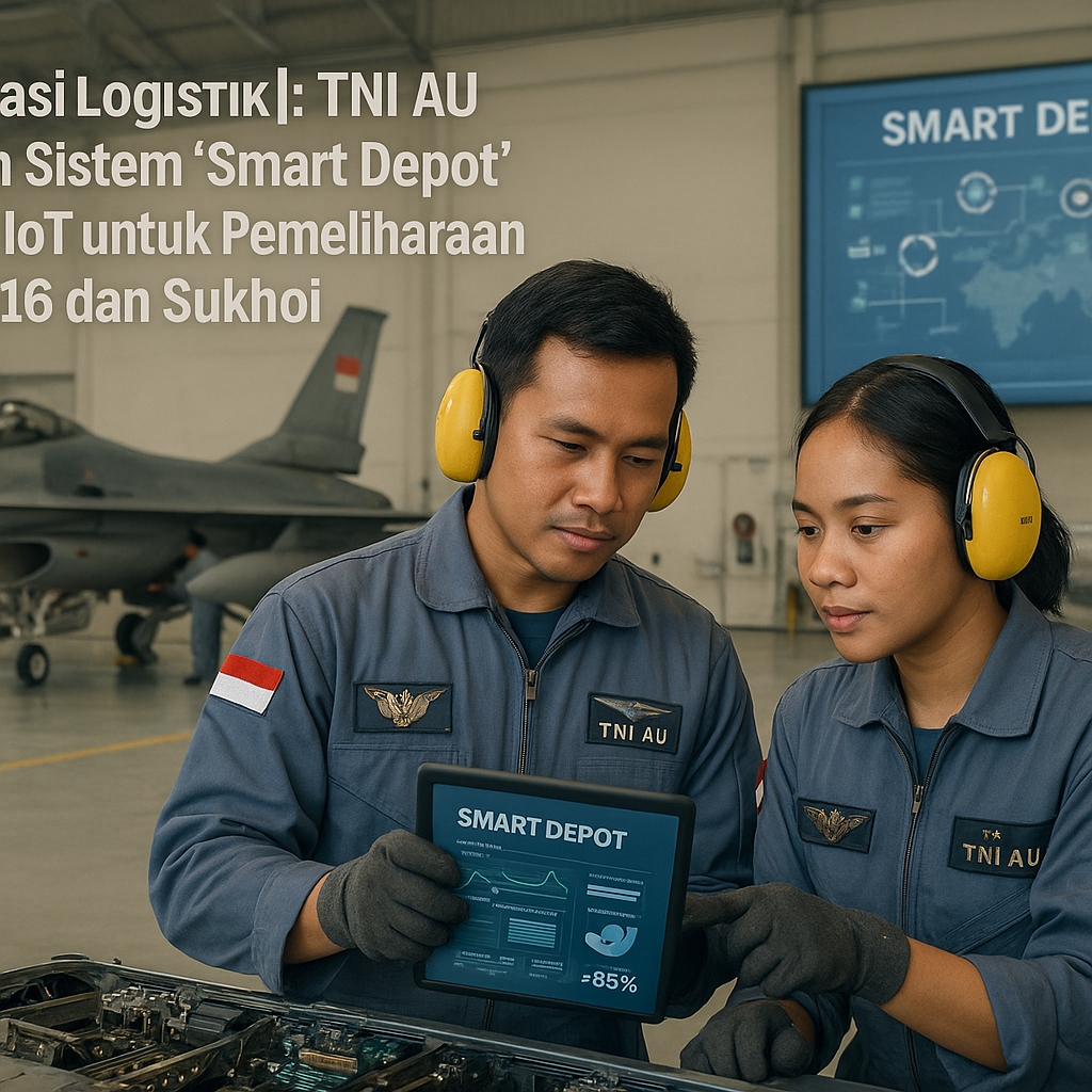 Optimalisasi Logistik: TNI AU Terapkan Sistem 'Smart Depot' berbasis IoT untuk Pemeliharaan Avionik F-16 dan Sukhoi