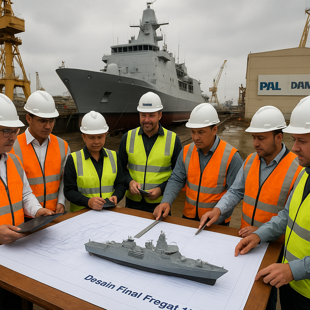 Strategi Kemitraan: PT PAL Indonesia dan Damen Shipyards Rampungkan Desain Final Frigate 110m Multi-Mission