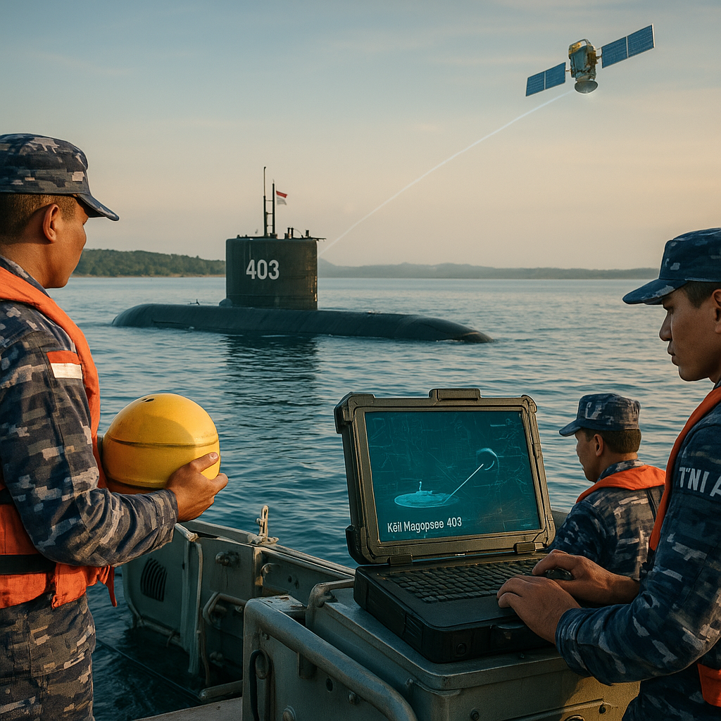 Integrasi C4ISR: Uji Coba Jaringan Bawah Laut TNI AL untuk Komunikasi Kapal Selam dengan Satelit LAPAN A5