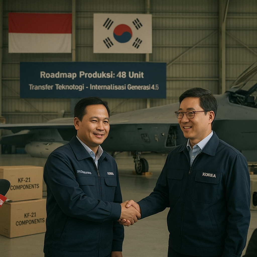 Korea Selatan Ajak PT DI Jadi Rantai Pasok Jet Tempur KF-21