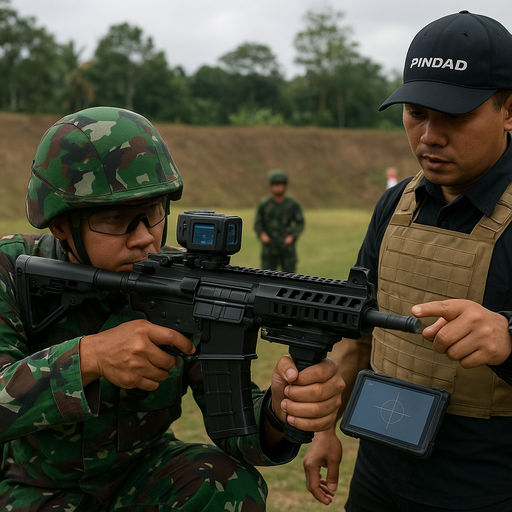 PINDAD Uji Coba Varian Baru Senapan Serbu SS3 dengan Fire Control System Digital