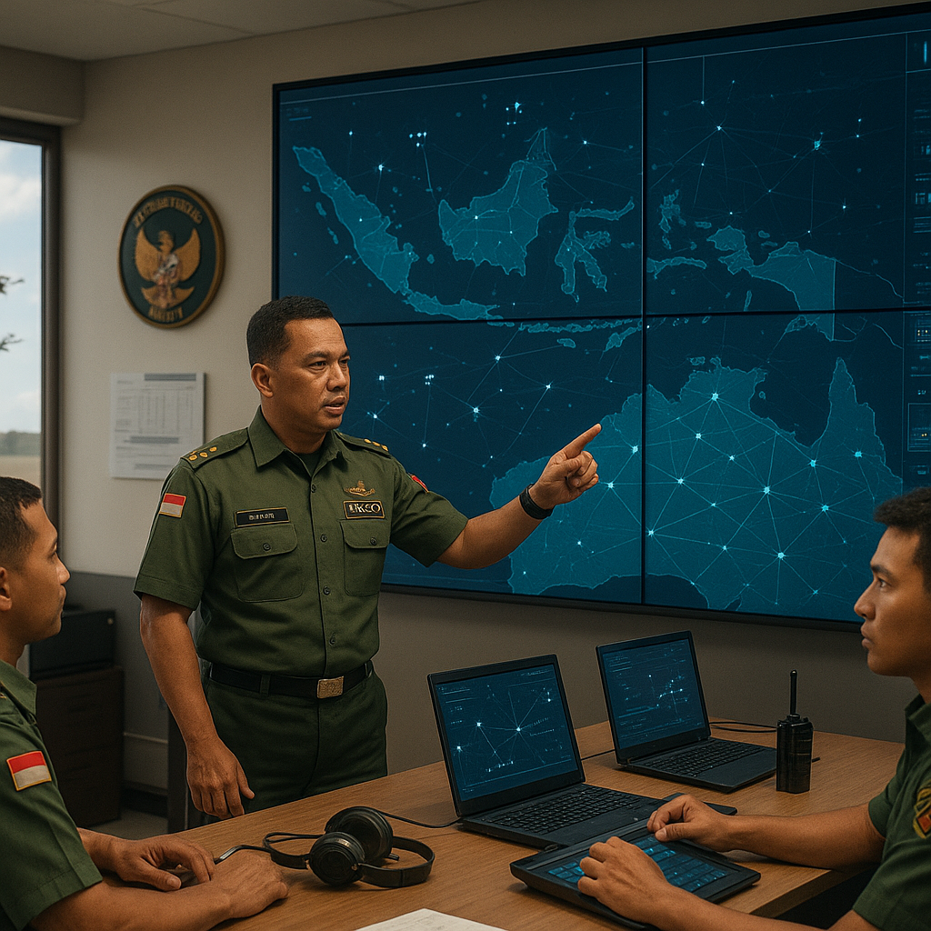 Integrasi Sistem Komando Kendali TNI-AD dengan Platform Drone Swarm, Arsitektur Network-Centric Warfare 2027