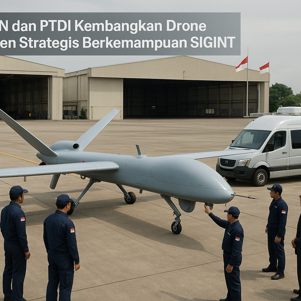 LAPAN dan PTDI Kembangkan Drone Intelijen Strategis Berkemampuan SIGINT