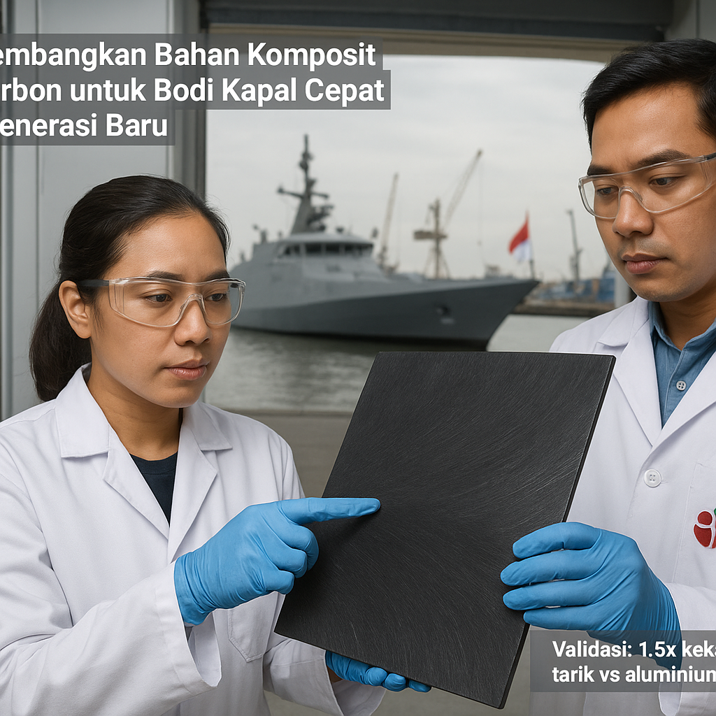 BRIN Kembangkan Bahan Komposit Nanocarbon untuk Bodi Kapal Cepat Rudal Generasi Baru