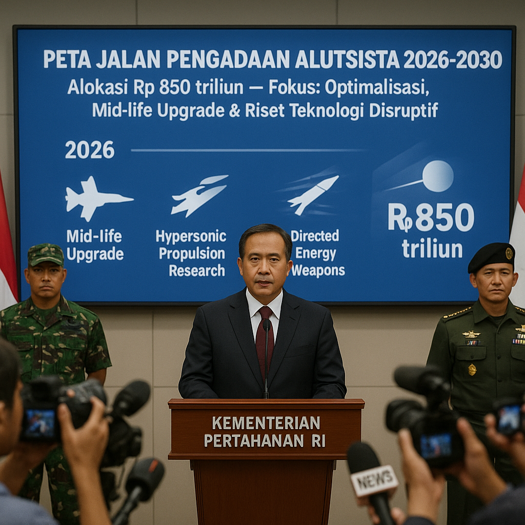 Pemerintah Rilis Peta Jalan Pengadaan Alutsista 2026-2030: Fokus pada Optimalisasi Kebutuhan